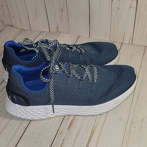 NOBULL Ripstop Runner Navy Blue White Shoes Sneakers Men Size 8 Women 9.5
